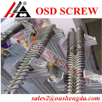 65/132mm bimetallic screw barrel for plastic extruder machine